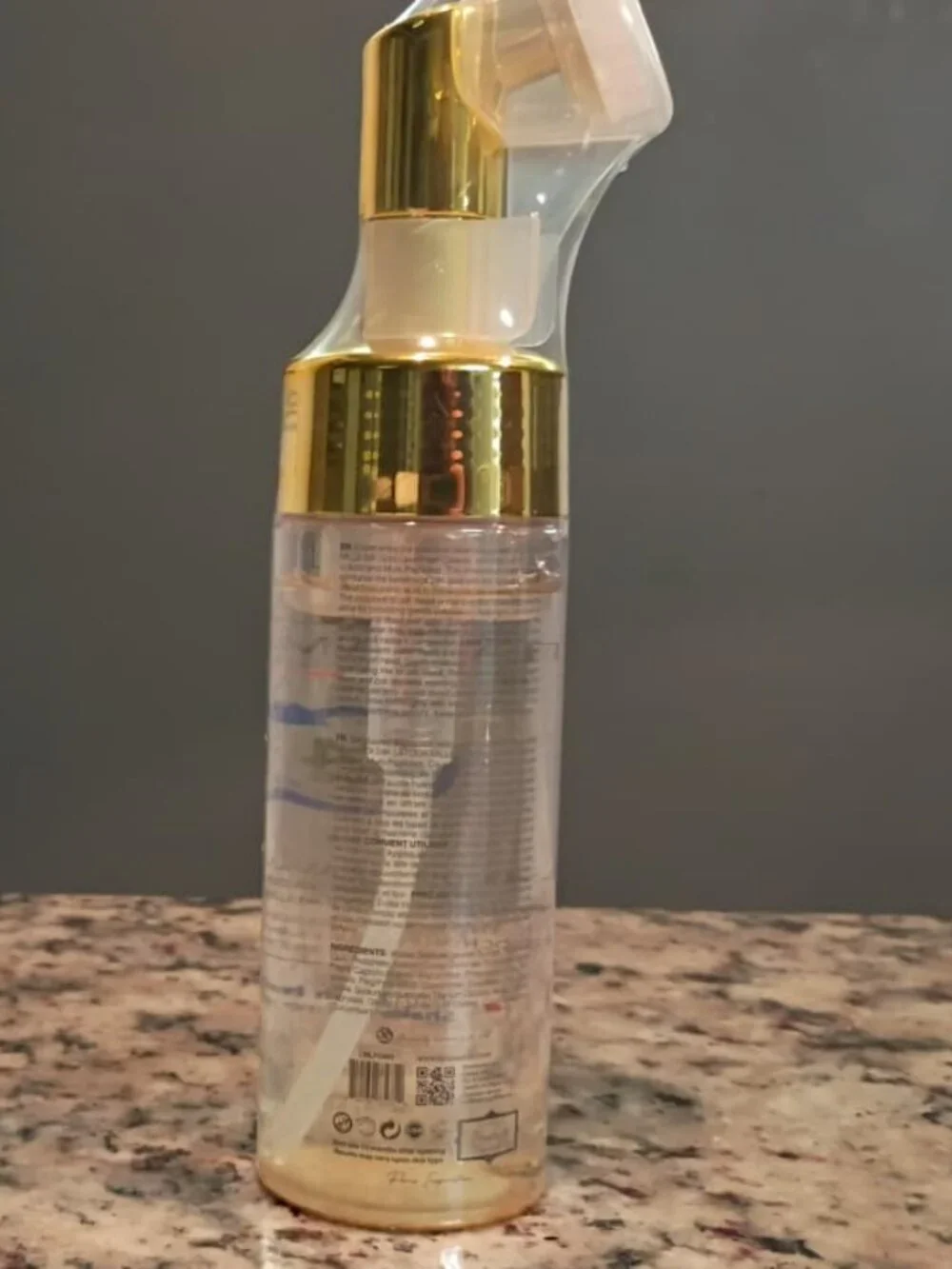 LATOUA MILLE 24K GOLD LAVA FOAM CLEANER-BRUSH HEAD-HYALURONIC ACID-MULTI-PEPTIDE